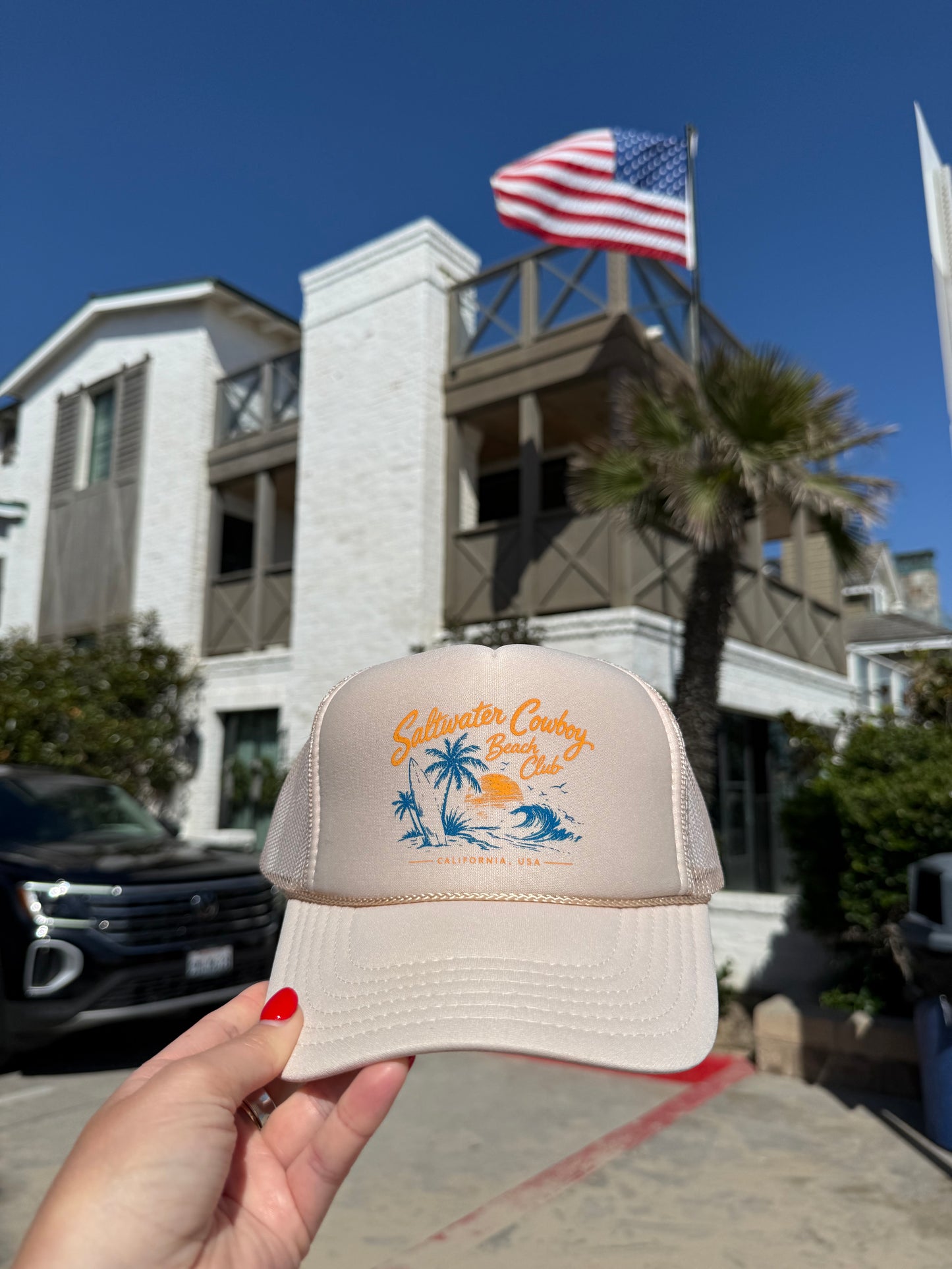 Beach Club Trucker Hat