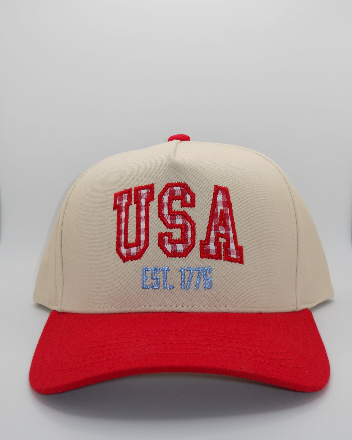 USA Gingham Hat