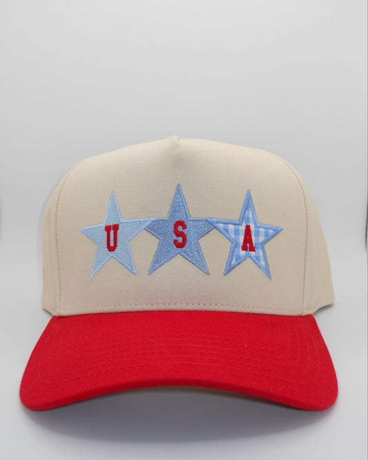 USA Star Trucker Hat
