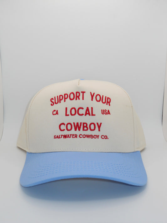 Support Your Local Cowboy Canvas Hat