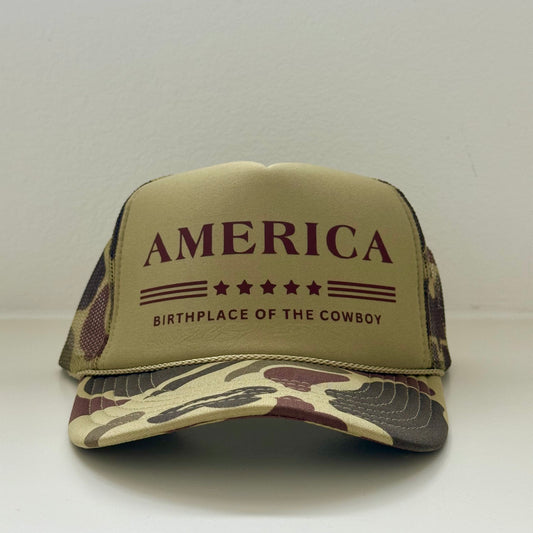 American Cowboy Trucker Hat